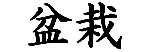 Bonsai kanji